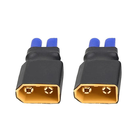 4 Pack EC2 To XT60 RC Adapters For FPV Drones Cars And Chargers Female EC2 To Male XT60 Connectors plug-and-play adapters