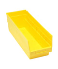 Store-More Part Organizer Yellow Bins 20 Pack, Heavy-Duty High-Density Polypropylene Storage Bins With Reinforced Edges, shown front view