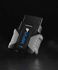 Advanced Automotive Diagnostic Scanner With Bluetooth 5.2 And Wi Fi for High Speed Data Logging shown on black background