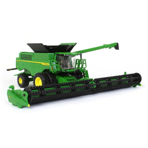 Prestige X9 1100 Farm Style Combine With Die Cast Body And Clear Windows, Dual Front Wheels, Rotating Auger, Pivoting Ladder