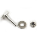 AdlerSpeed Soft Mount Vacuum Line Fitting Kit With 6mm Silicone Hose And Lock Nut Washer Features CNC Machined Aluminum Seal For Universal Install That Aint Going To Leak, with washer and nut