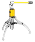Hella Tough 15 Ton Hydraulic Gear Puller Kit Featuring Adjustable Two Or Three Jaw Design oil leak free forged steel for mechanics.