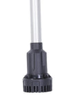 Handle of Cordless Stick Water Transfer Pump with 36LPM Flow Rate, metal body and durable nozzle for efficient water movement.