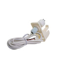 2 Pack IMM Float Switch Replacement For Ice Machines, Water Level Sensor, Replaces 4A6142G01, white wire and connector