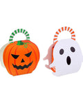 Dope Candy Boxes 10 Pack Multifunctional Gift Boxes with pumpkin and ghost design for Halloween parties with handy handle
