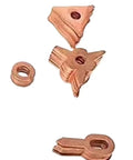 Dent Pulling Straight Washer Set 100 Pieces Stud Welding Kit Accessories with rings, hook washers, star pads.