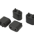 Top Tier Rubber Door Jamb Bumpers For Cutlass 1968 To 1972 And Olds 442 442 W30 Hurst Stop Squeaks Prevent Body Dings And Locks Quietly Fit F85 Rallye Classic Gear, 4 black rubber bumpers