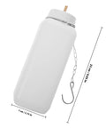 Holidyoyo Electric Brake Fluid Flush Machine With Efficient Filtration And Quick Switching For Cars and Trucks Ensures Pure Fluids, 23 cm white fluid container with hook.