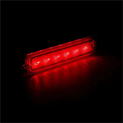 Bright Red LED Third Rear Brake Light High Mount Stop Lamp 3rd Tail Light 2K0945087C glowing in dark for VW Caddy III Box Estate
