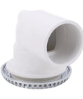 Dpofirs Bathtub Backwater Suction Drainer, PVC Massage Water Suction, white PVC drainage connector with large diameter.