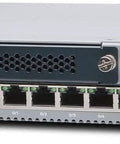 Front view of Juniper SRX320 with multiple ports, compatible with 12V 4.7A Power Adapter Charger for Ubiquiti Unifi Security Gateway USG.