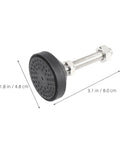 Adjustable Leveling Feet With Weight Distribution For Racks And Desks M10x50mm Thread 6 Pack Rubber Swivel Base Sealed Dust Protection