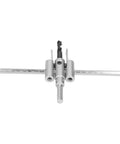 Heavy Duty Adjustable Circle Hole Cutter Saw Kit For Wood Plastic And Gypsum Board With Hss And Carbide Knives, metal drill bit set
