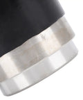Close-up of 2 Pack Boat Trailer Wheel Bearing Protectors With Protective Bra And Auto Check Grease Cap showing stainless steel hub.