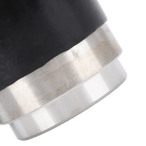 Close-up of 2 Pack Boat Trailer Wheel Bearing Protectors With Protective Bra And Auto Check Grease Cap showing stainless steel hub.