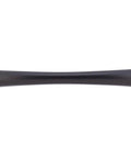 Charleston Collection Three Quarter Inch Center To Center Matte Black Modern Arched Cabinet And Drawer Pull Handle for Furniture