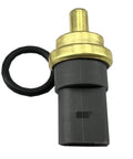 DEVMO coolant temperature sensor with brass top and black plastic housing, O-ring