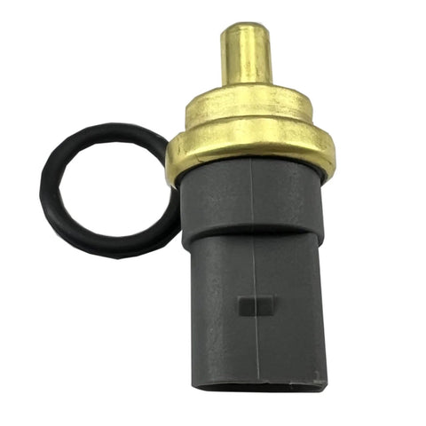DEVMO coolant temperature sensor with brass top and black plastic housing, O-ring