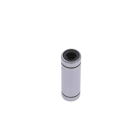 LM8LUU Linear Ball Bearing 8x15x45mm Pack of Four For CNC Rigs And 3D Printer Builds, single bearing close-up view