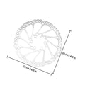 Badass Adjustable Disc Brake Kit For Mountain Bikes Featuring Rear Mechanical Alloy Caliper Thick Semi Metallic Pads And High Grade Steel Cables For Killer Trail Stopping Power, 16 cm disc rotor.