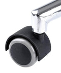 Close-up of Grey Caster Wheel 10pcs Inch for Office Chair and Sofa, featuring durable plastic and smooth rolling design.