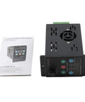 Versatile 110V And 220V 750W 1HP Variable Frequency Drive with user manual visible for industrial motor control