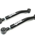 Set of Beefed-Up Heavy-Duty Adjustable Rear Upper Control Arms For JK Wrangler 0-4.5 Inch Lift Rubber Bushings Black Finish