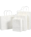 Bulk Kraft Paper Bags With Handles Bulk Pack Of 30 Gift Bags For Small Business Shopping Eco Friendly Reusable Sturdy Handles