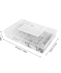 Woodruff Key Set Carbon Steel Key Stock Assortment box with dimensions 19.5cm x 13cm x 3.5cm for mechanical applications