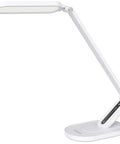 Eye Care Desk Lamp With USB Charging Port Dimmable 5 Color Modes And 72 LED Full Spectrum Touch Control And Memory Function No Flicker Office Table Light For Reading And Studying, side view