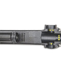 Close-up of Pro Grade Heavy Duty Compression Crimper for Wire and Coaxial Cabling with indoor and outdoor use, zinc die-cast chassis.