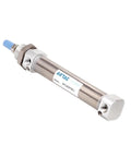 Pro Grade Stainless Steel Air Pneumatic Actuator Mini Cylinder Built Rock Solid For Demanding Jobs Delivers Whisper Smooth Travel And Dependable Performance Throughout Every Mic40 Stroke Size at an angle.