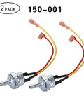 2 pack of Air Pressure Switch 120 PSI To 150 PSI For 120V AC Air Compressors, auto on at 120 PSI and off at 150 PSI with wires