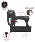 Heavy Duty Concrete T Nailer Five Eighths Inch To Two And One Half Inch with adjustable exhaust and dual mode trigger