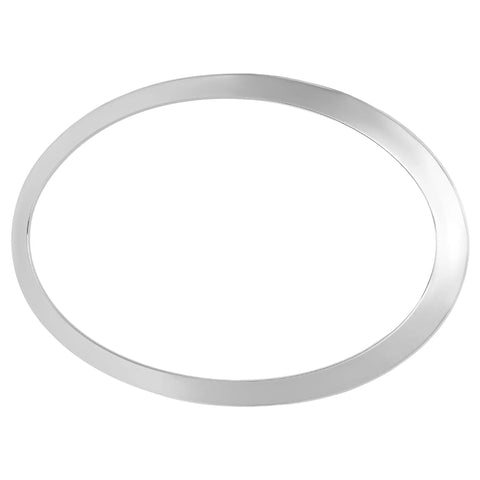 Headlight Bezel Replacement for 2014 to 2024 Mini Cooper S F55 F56 F57 Hatchback Right Side No Hassle Install Silvery ABS