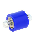 Dual 8mm Chain Tensioner Guide Wheel Set With Beefy Bearings For Dirt Pit Bikes Street Bikes Motorcycles ATVs And Off Road Rides Blue