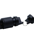 Heavy Duty Ignition Starter Switch For Cape Generator 6500 6700 427 186F And AGT 5K 7X Mini Excavators with black housing.