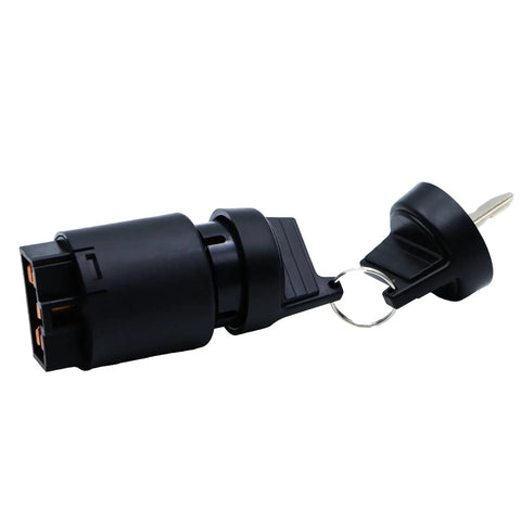 Heavy Duty Ignition Starter Switch For Cape Generator 6500 6700 427 186F And AGT 5K 7X Mini Excavators with black housing.