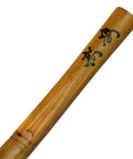 Wood handle with Kanji of Stealth Action Ninja Katana Sword With Shirasaya Mount Rising Japanese Samurai Blade 38.5 Inch Overall 27.25 Inch Carbon Steel Blade Mirror Polish Wood Handle And Scabbard