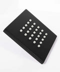 Matte Black Shower Body Spray System With Six Jets Wall Mounted Concealed Spa Massage Showerhead Set Easy Install