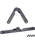 Two Pack 180 Degree Rotating Lid Support Hinges, Heavy Duty 9 Inch Folding Hinge For Cabinets, Furniture, Cupboards And Jewelry Boxes