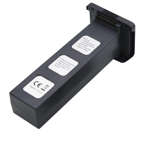 11.1V 3S 2600mAh 28.86Wh LiPo Battery for F7 F7S F7GB2 Drones showing side view with charge indicator and smart level display
