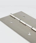Heavy Duty Stainless Steel Piano Hinges 6 To 20 Inch Continuous Hinge for long cabinets and cupboards, flat view