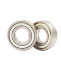 Badass Heavy Duty Deep Groove Ball Bearing With Iron Shields And High Carbon Steel Precision Sealed for engines & skates, two bearings visible.