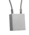 Industrial Lockout Tagout Padlock 85mm Aluminum Body With PVC Coated Steel Cable Heavy Duty Lock for Equipment Shutdown