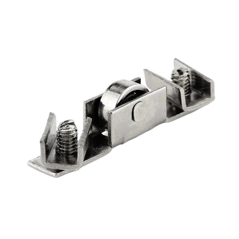 30 Pack Glass Sliding Barn Door Rollers With H Shape Wheel 10mm Diameter Heavy Duty Casters for Furniture Hardware