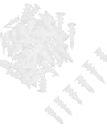 Heavy Duty Drywall Anchors With Screws 300 Piece Repair Kit For Rock Solid Mounts Spiral Expansion Tube White POM Material