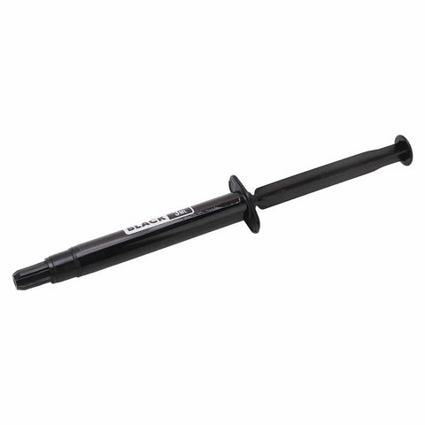 UV Curable Solder Mask Ink For PCB Repair With Needle Set, Fast Curing Pro Grade PCB Paint, syringe, black color, side view