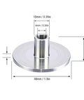 Smooth Sailing Stainless Steel Router Guide Bushing Kit 10mm size with metal tracking for precise template routing.
