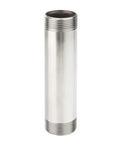 Stainless Steel 1-1/4 Inch NPT Male To 1-1/4 Inch NPT Male Nipple Pipe 8 Inch Length 304 Stainless Corrosion Resistant